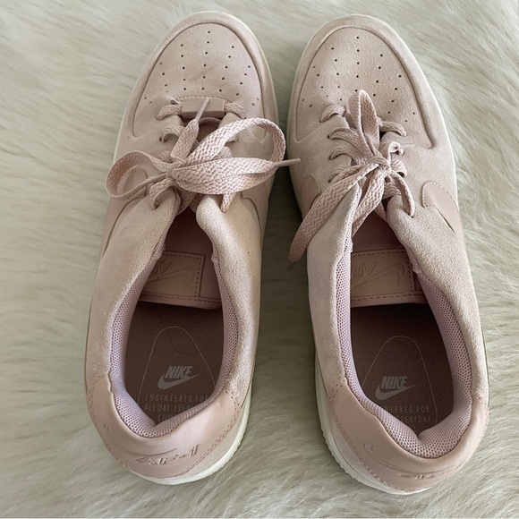 Nikes Air Force 1 Sage Low top Women's Pink Sneakers - Picture 7 of 10